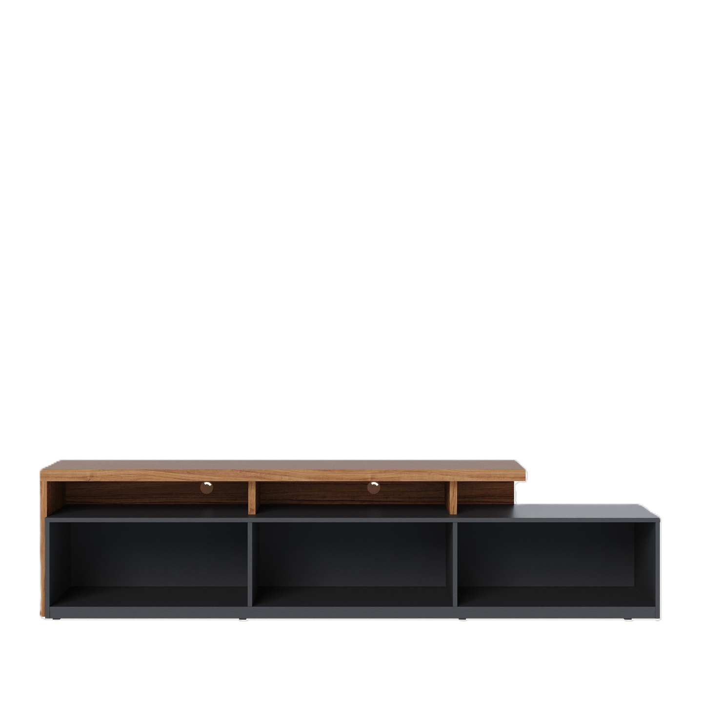 Rack TV Logan 70" 3P Negro Di Poretti