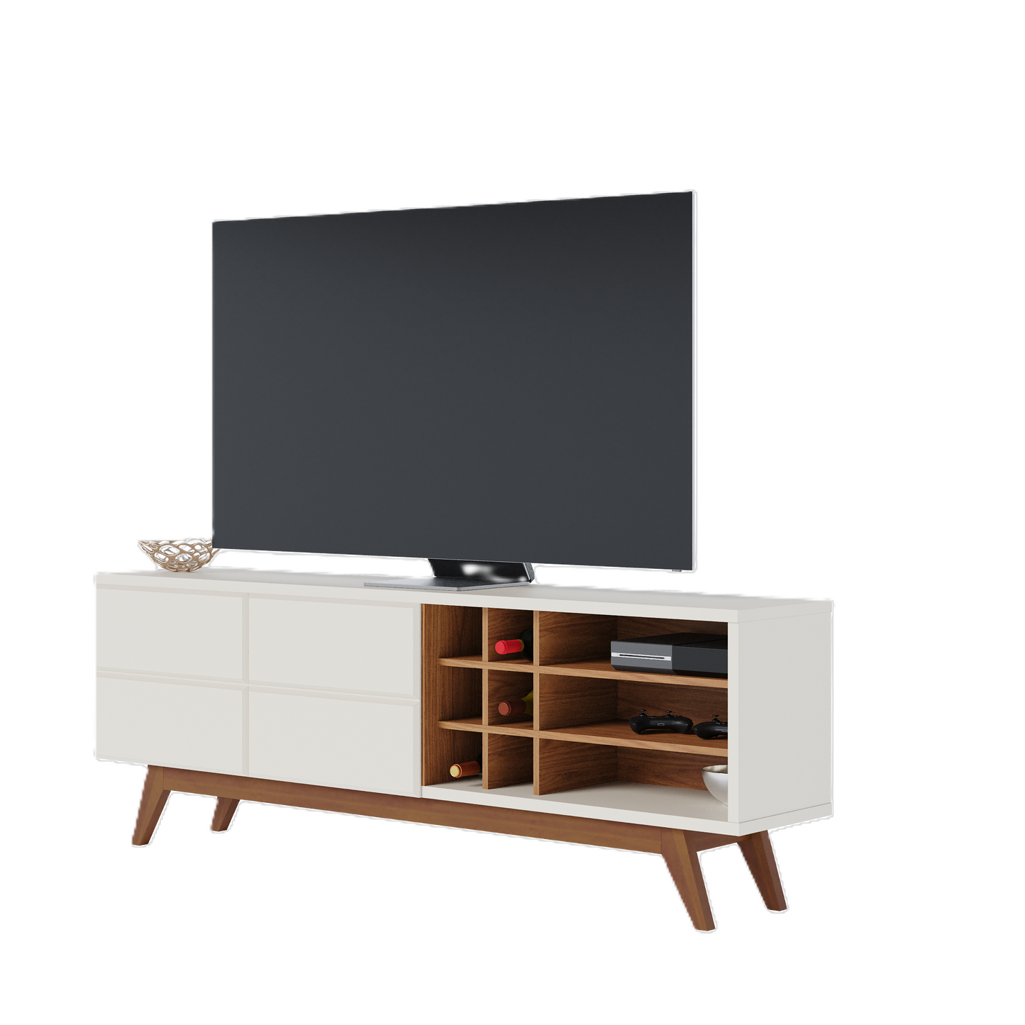 Rack TV Noronha 75" 2P Off Di Poretti