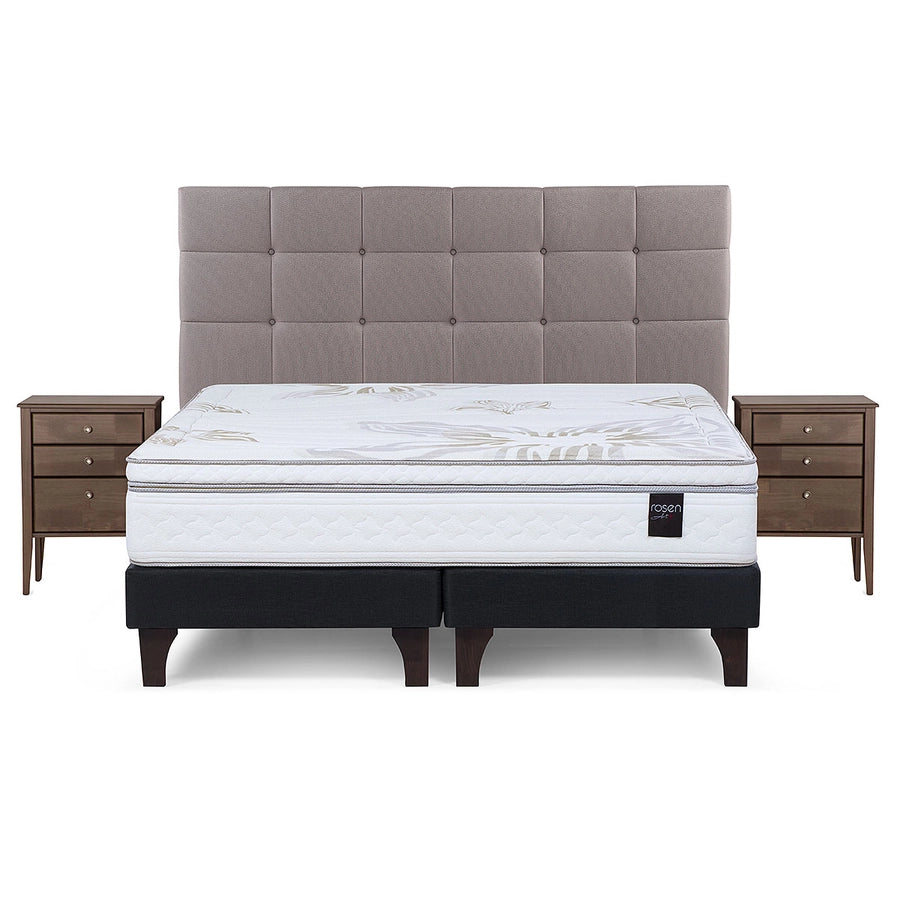 Cama Europea Art 4 King + Muebles Issey Rosen