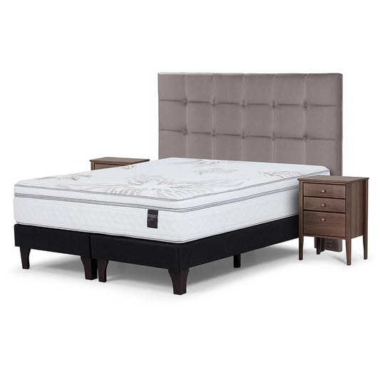 Cama Europea Art 4 King + Muebles Issey Rosen