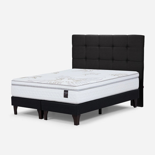 Cama Art 4 de 2 Plazas + Respaldo Issey Rosen