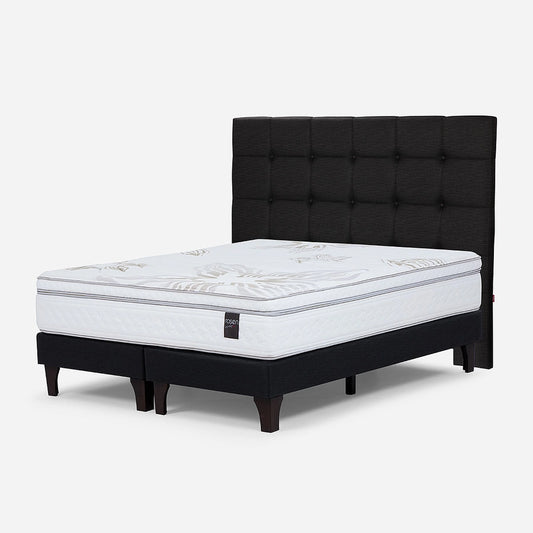 Cama Art 4 King + Respaldo Issey Rosen