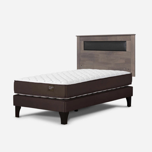 Cama Ergo-T New 1,5 Plazas + Respaldo Ferrara Rosen