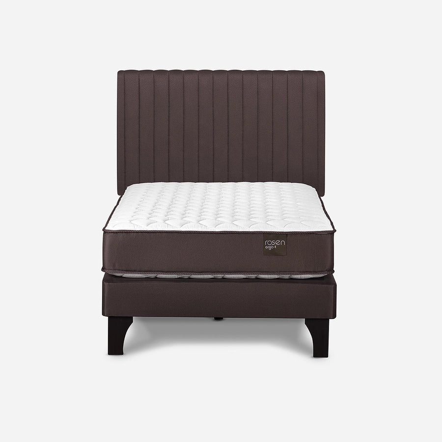Cama Ergo-T New 1,5 Plazas + Respaldo Lucio Rosen