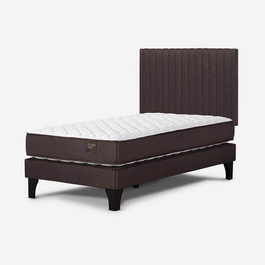 Cama Ergo-T New 1,5 Plazas + Respaldo Lucio Rosen