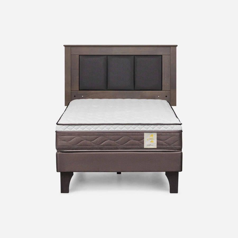 Cama New Style 4 Plus 1,5 Plazas + Respaldo Rachel Rosen