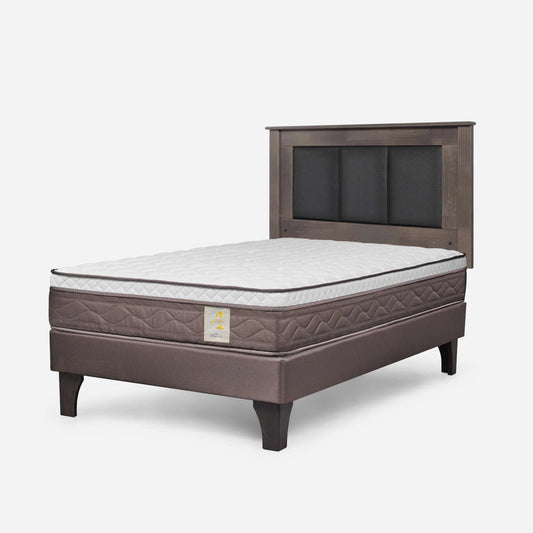 Cama New Style 4 Plus 1,5 Plazas + Respaldo Rachel Rosen