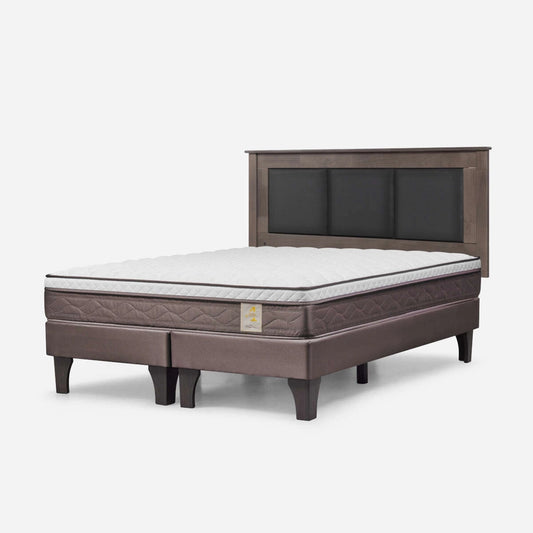 Cama New Style 4 Plus 2 Plazas + Respaldo Rachel Rosen