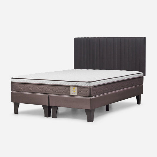 Cama New Style 4 Plus 2 Plazas + Respaldo Lucio Rosen