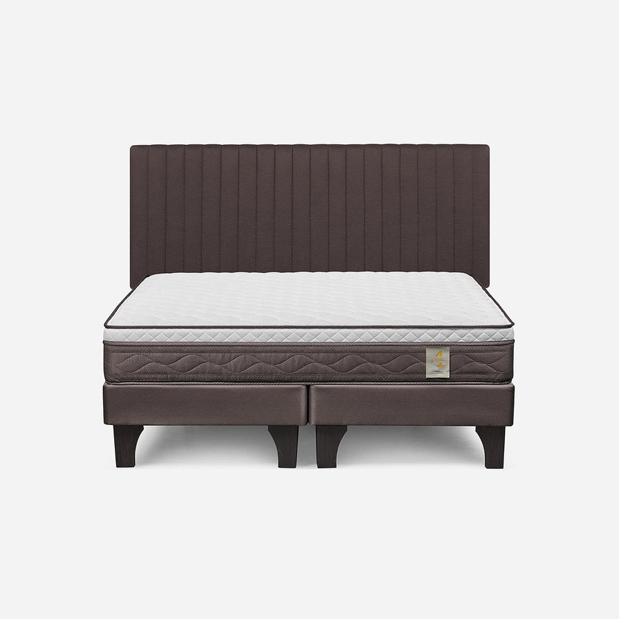 Cama New Style 4 Plus 2 Plazas + Respaldo Lucio Rosen