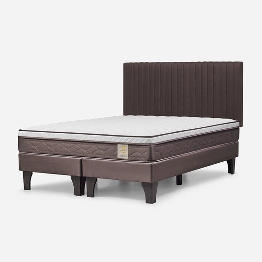 Cama New Style 4 Plus 2 Plazas + Respaldo Lucio Rosen