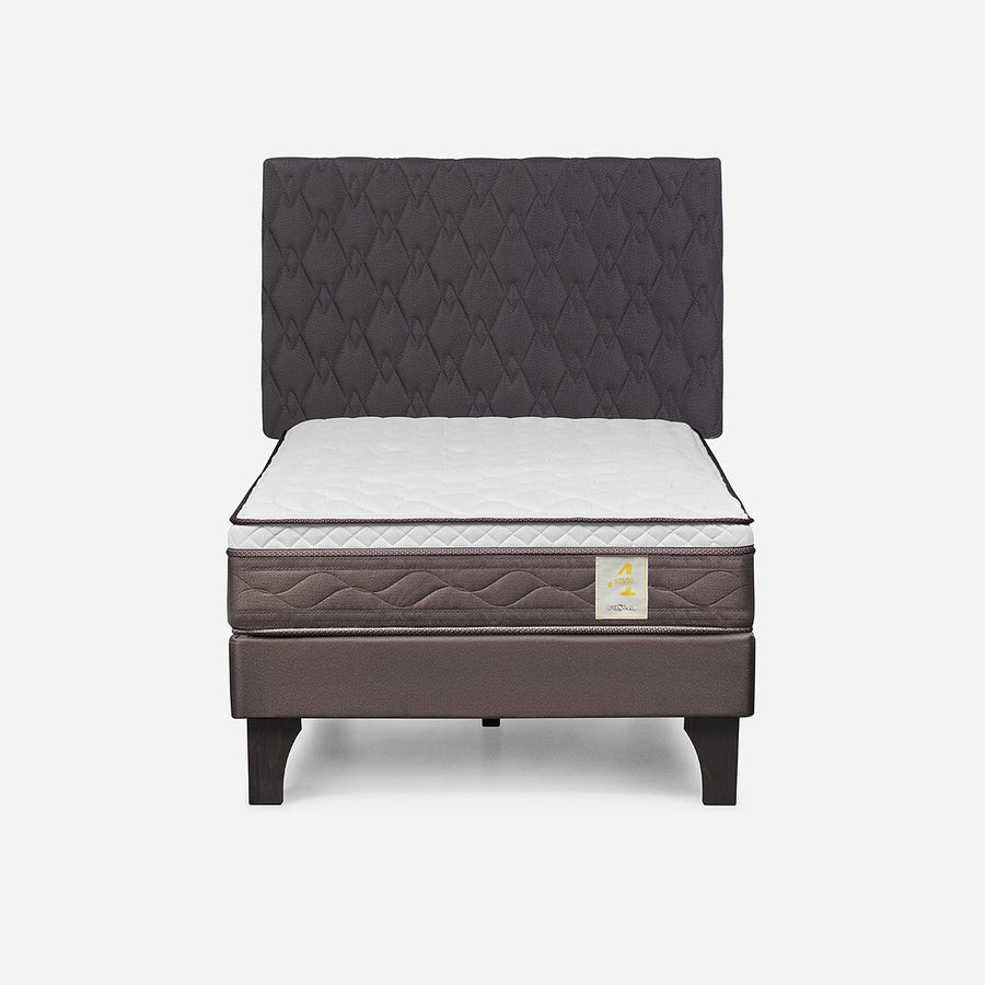 Cama New Style 4 Plus 1,5 Plazas + Respaldo Ivar Rosen