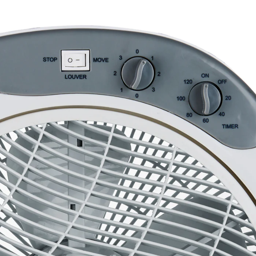 Ventilador Box 12 pulgadas blanco Kendal