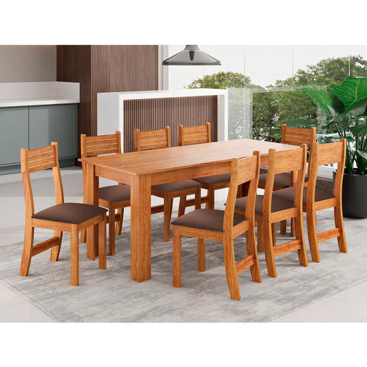 Juego de Comedor 8 Sillas Tomás Café Altavisión