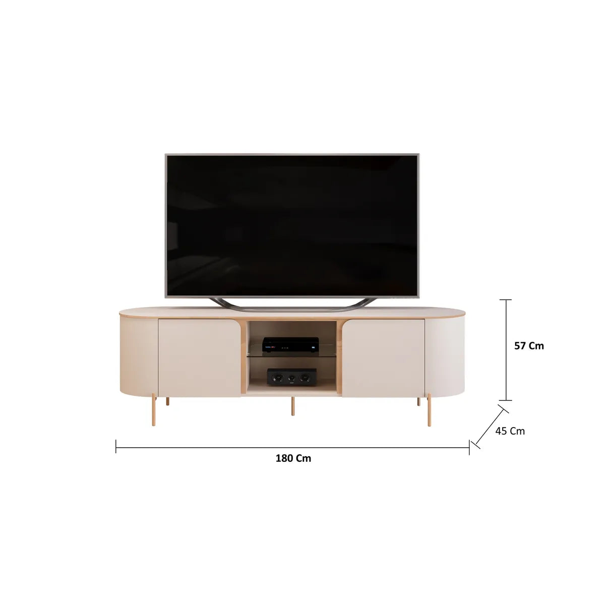 Rack TV 65" Adele Off White Altavisión