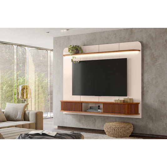 Panel TV 75" Capri Off White Freijo Altavisión