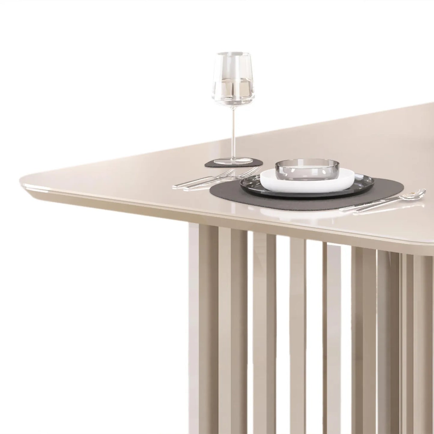 Comedor 6 sillas Luma Blanco Off White Altavisión