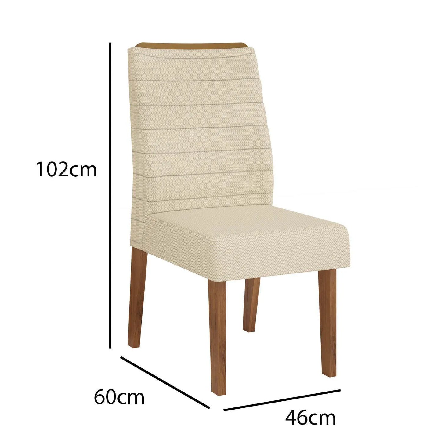 Comedor 6 sillas Luma Blanco Off White Altavisión