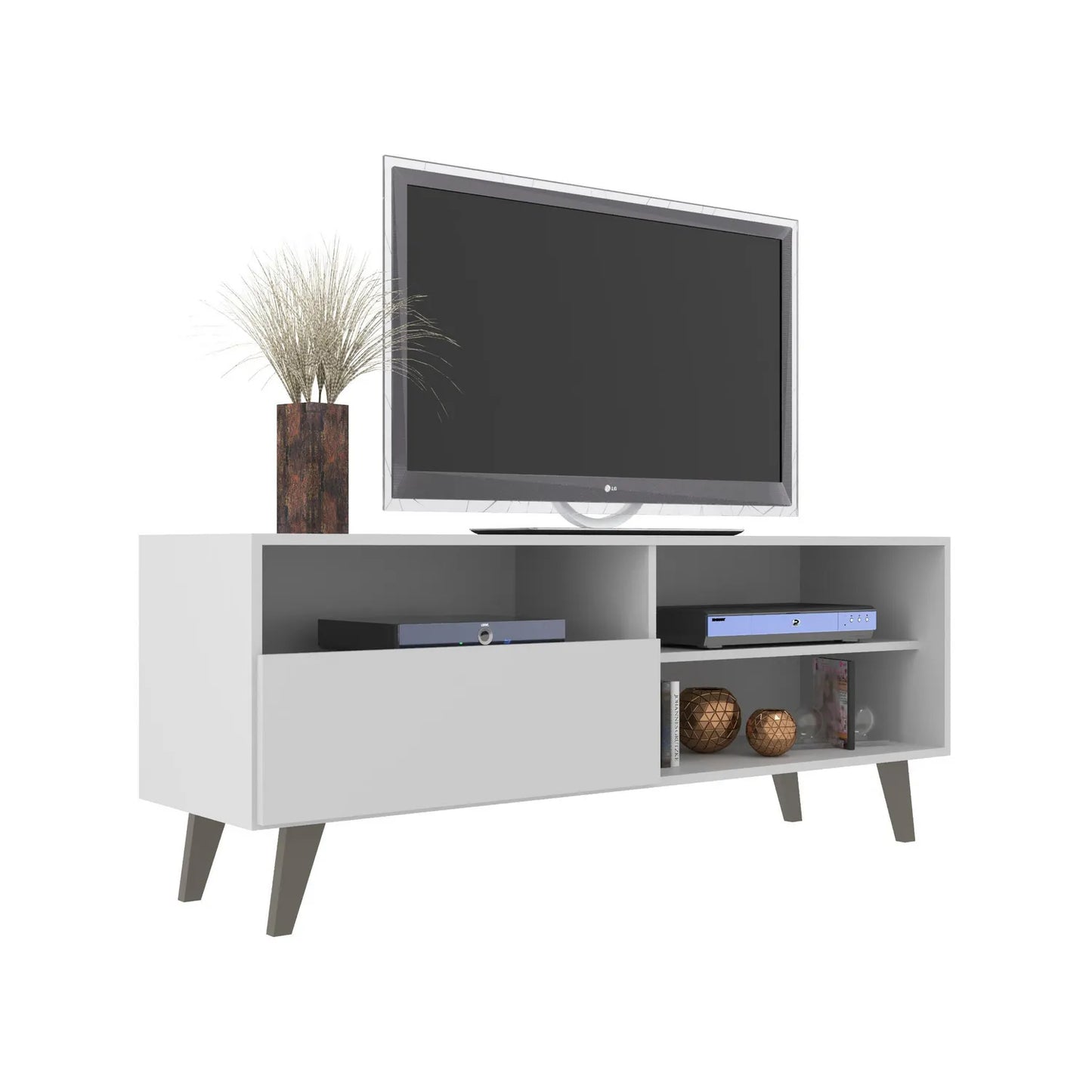 Rack TV 55" Detroit Blanco Altavisión