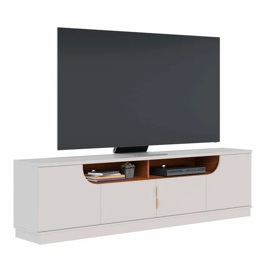 Rack Santorini 75" 4 Puertas Blanco Di Poretti