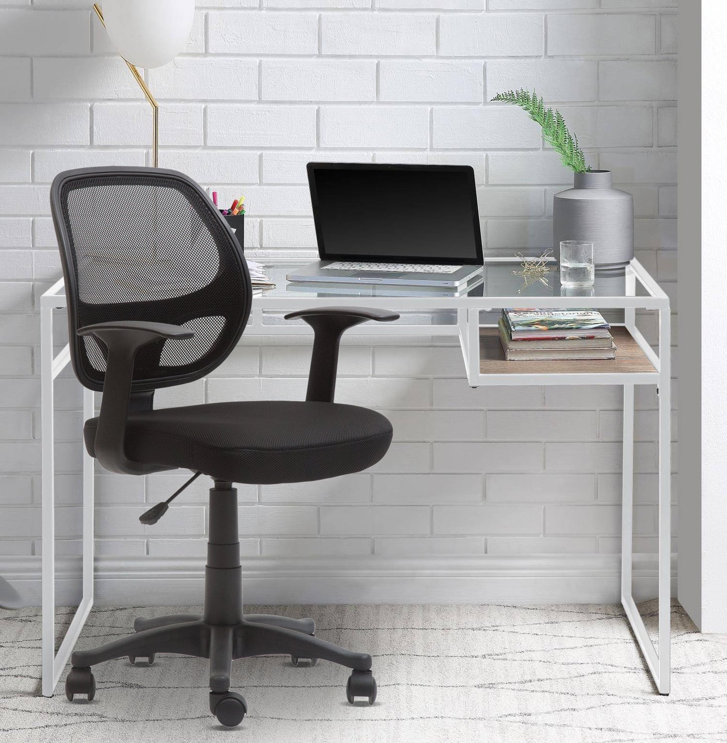 Silla de escritorio Génova Fija Negro One Sit