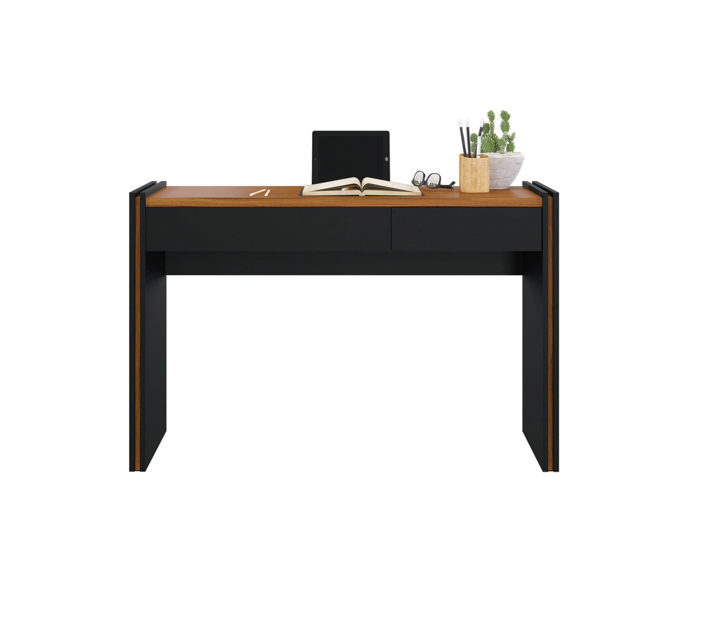 Escritorio 1 cajón Smart Negro/Café Altavisión
