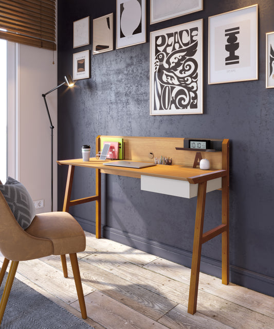 Escritorio Job Natural/Blanco Altavisión