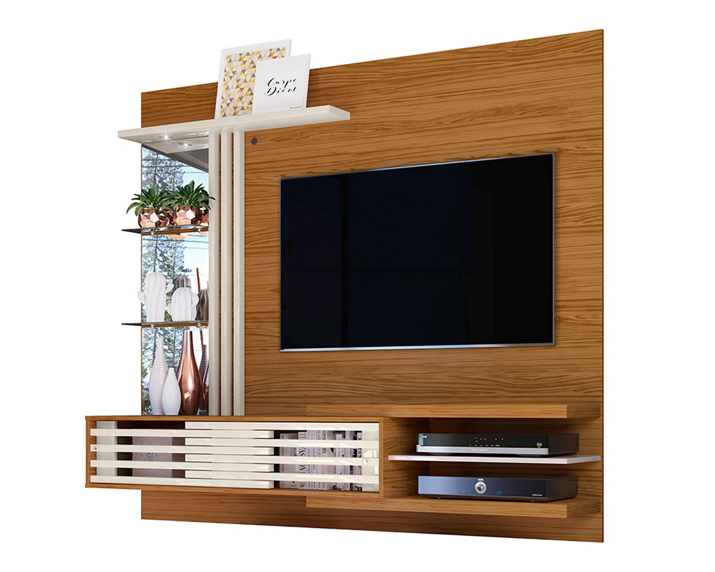 Panel TV 55'' Supreme Natural/Blanco Opaco Altavisión