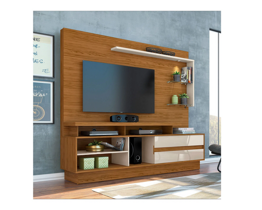 Home TV 60'' Vicente Natural/Blanco Opaco Altavisión