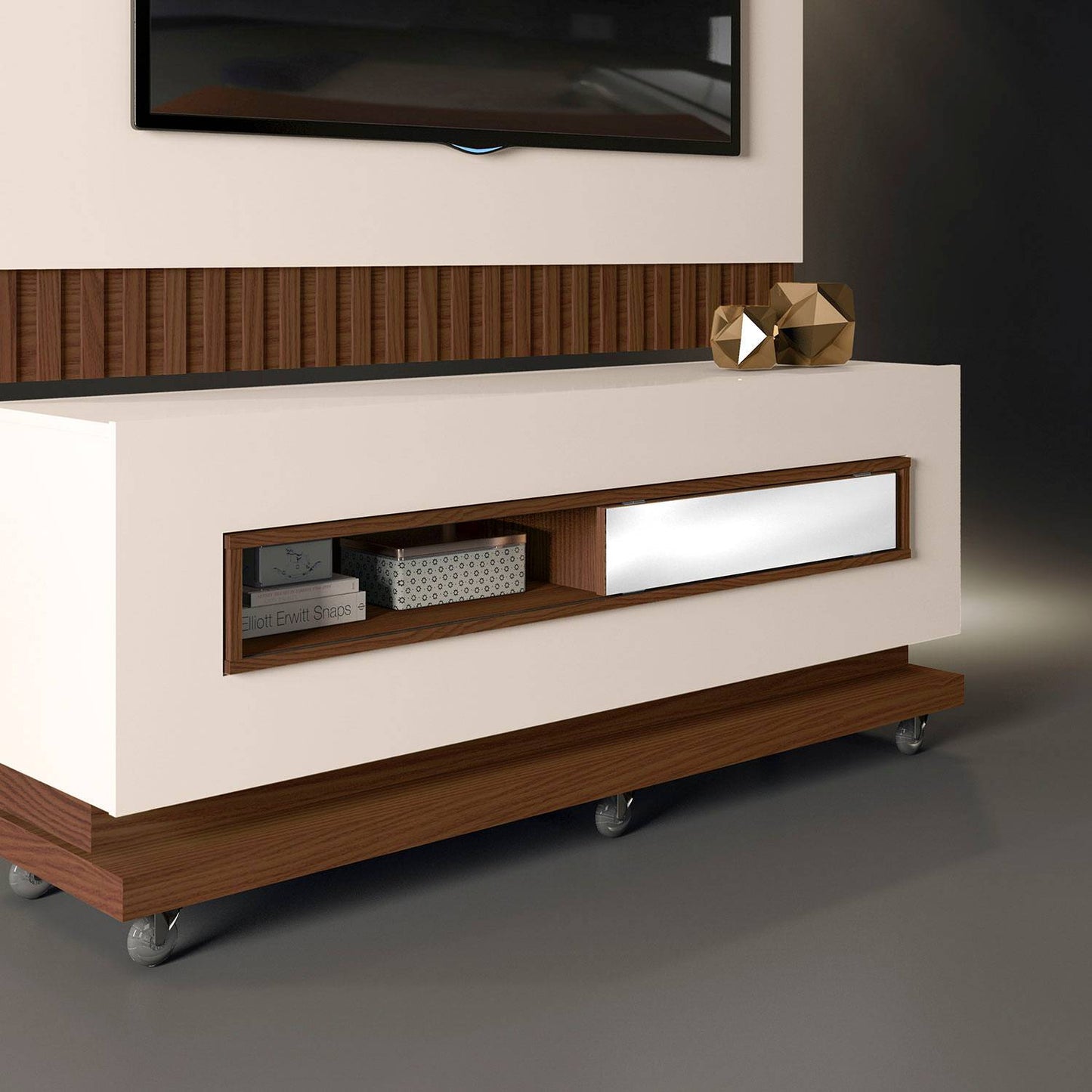 Home TV 60" Vitti White Marroquim Altavisión