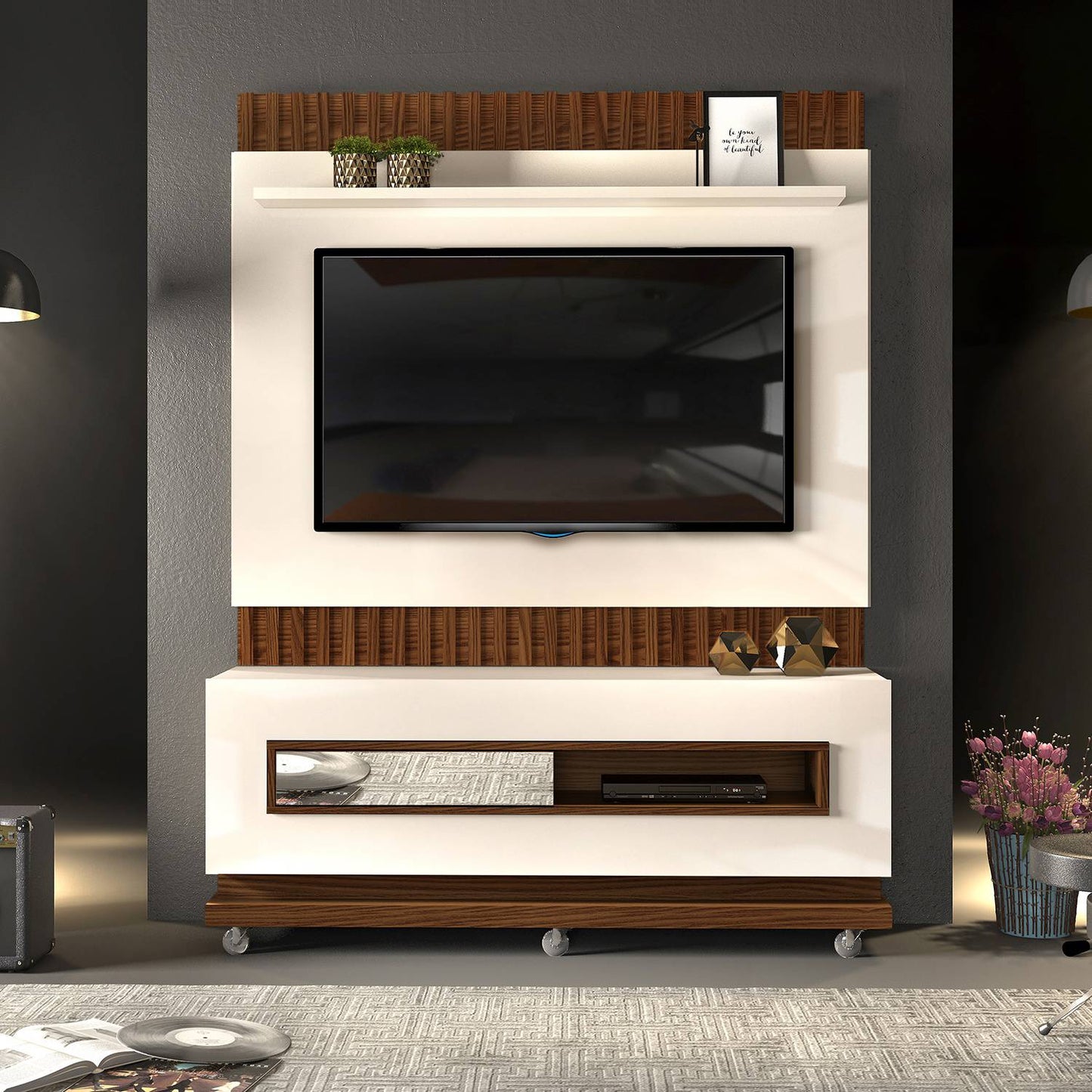 Home TV 60" Vitti White Marroquim Altavisión