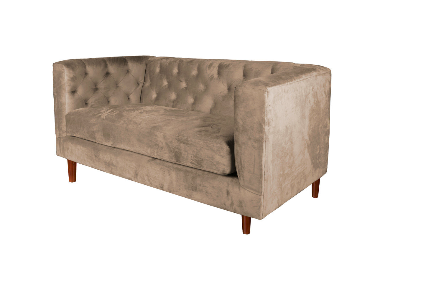 Sofá 2 Cuerpos Brescia Velvet Café Latam Home