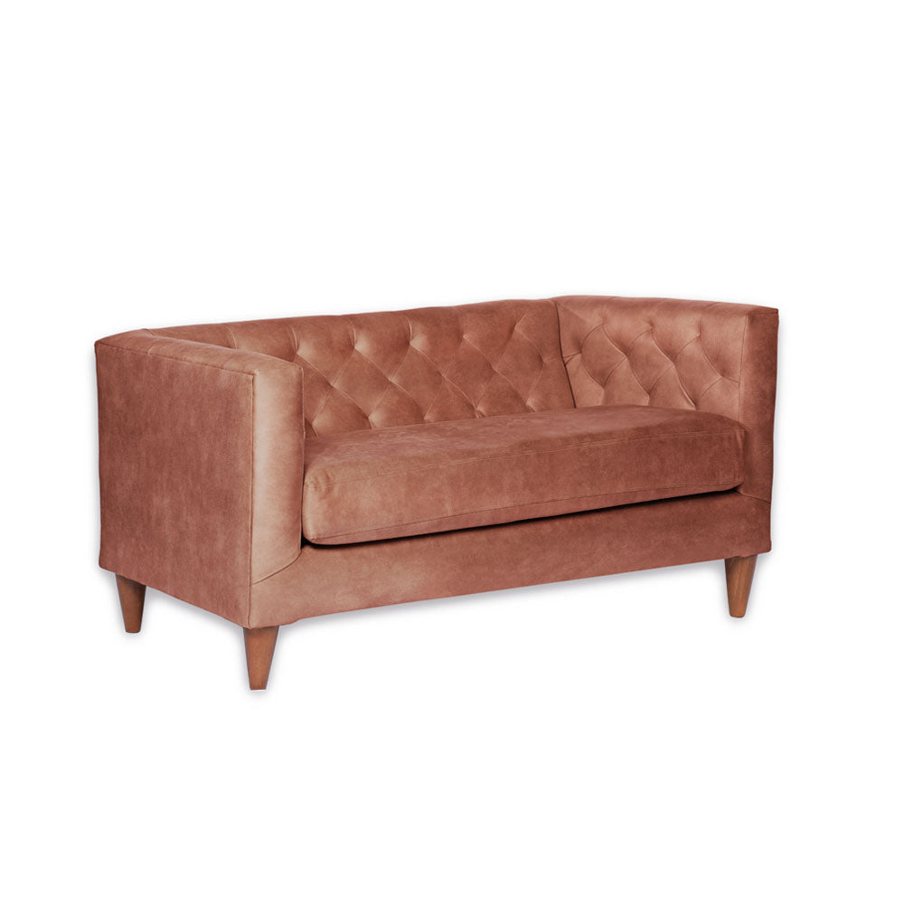 Sofá 2 Cuerpos Brescia Cuero 30% Camel Latam Home