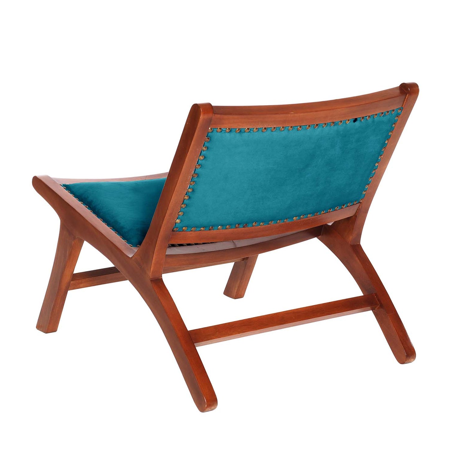 Sitial Hannover Velvet Azul Petróleo Latam Home