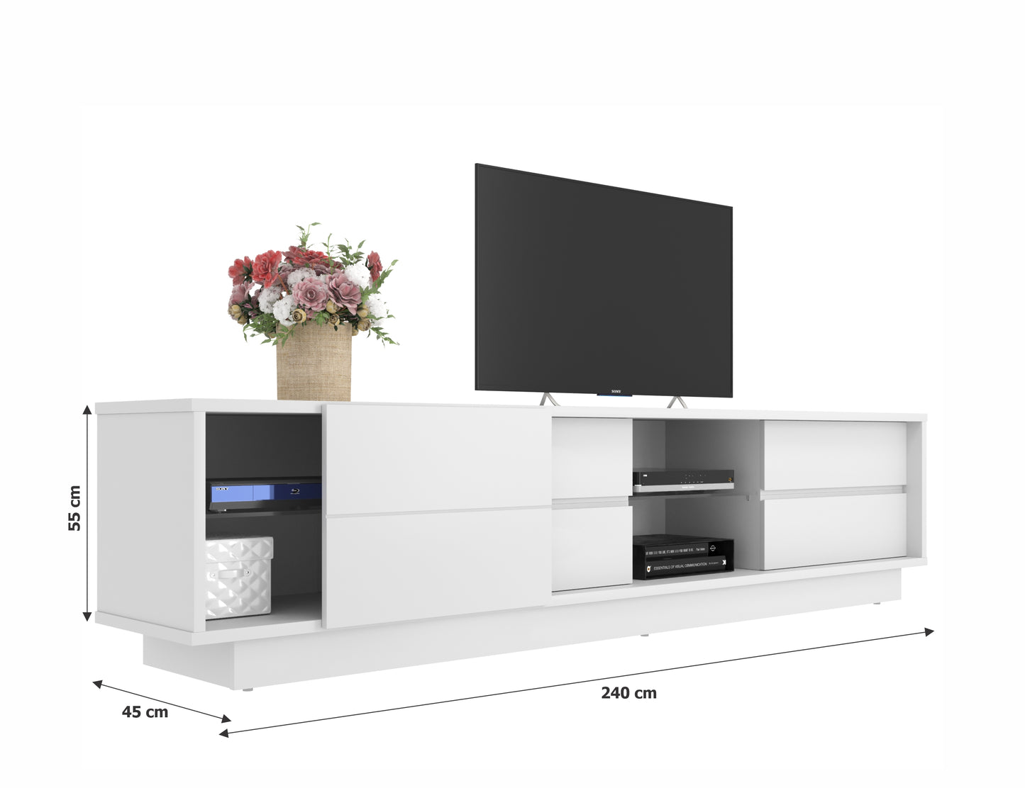 Rack TV 60'' Dallas Di Poretti
