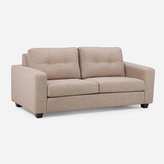 Sofá 3 Cuerpos Mira Tela Beige Rosen
