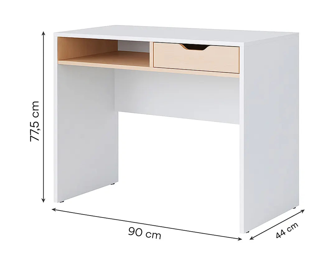 Escritorio Bit Branco Tauari 1 Cajón Altavisión