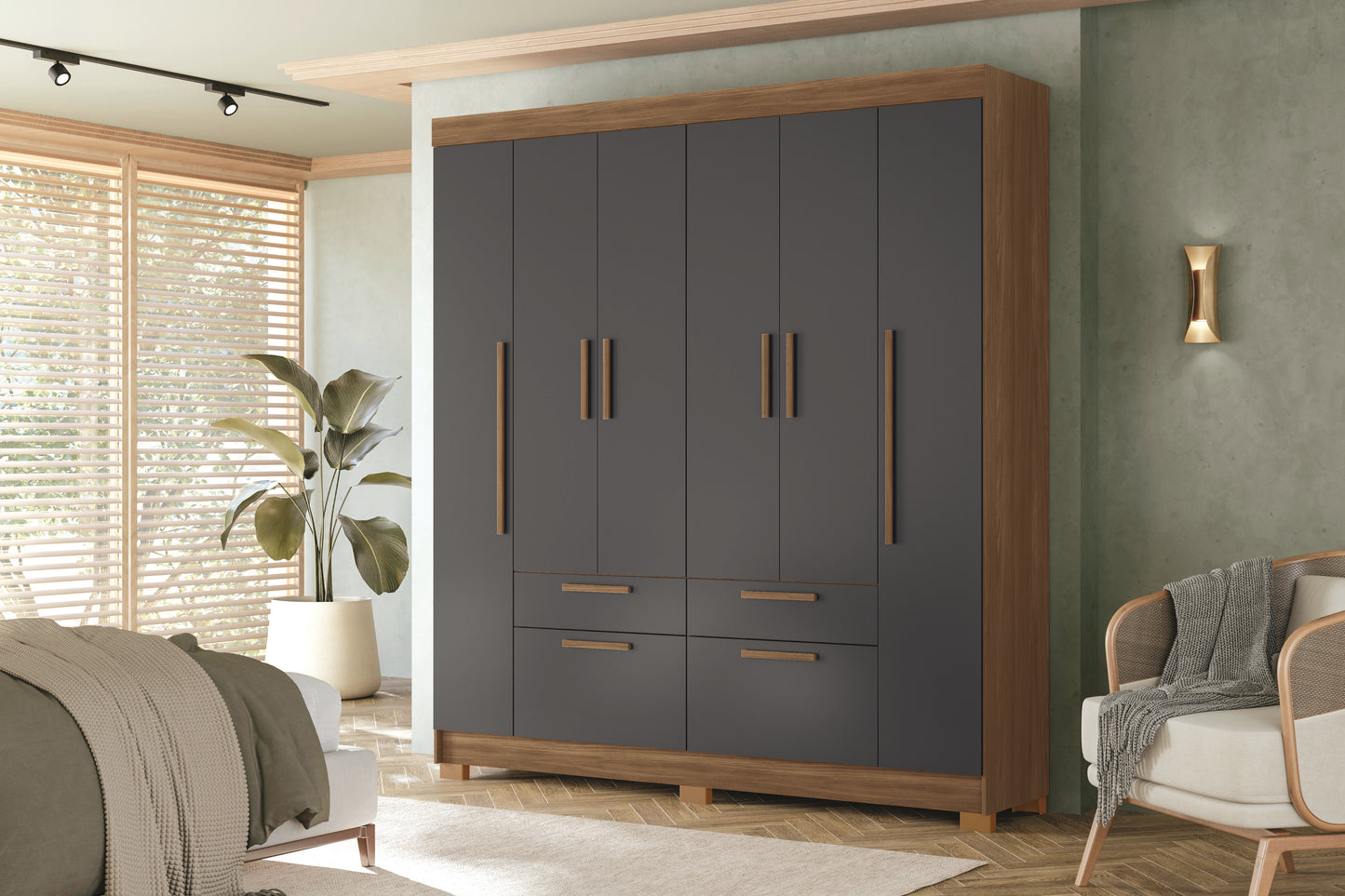 Closet 6 Guarapuava 6.4 Jatoba/Grafito Altavision
