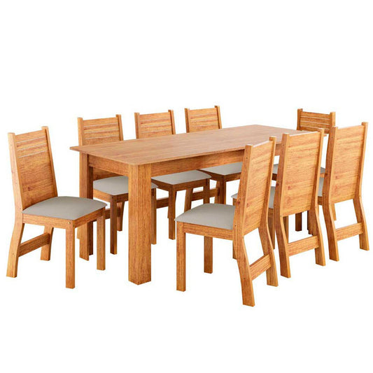 Juego de Comedor 8 Sillas Porto Café Altavisión
