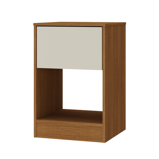 Velador IPE 1 Cajón Cinamomo/Off White Altavisión
