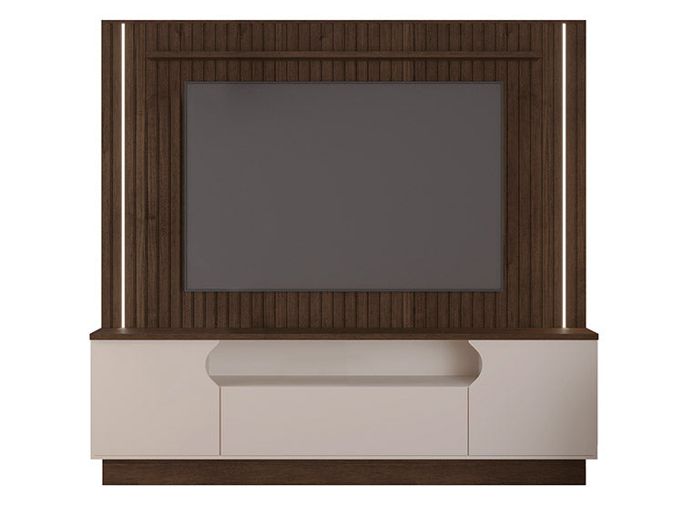 Home TV 65" Afago Chocolate Off White Di Poretti