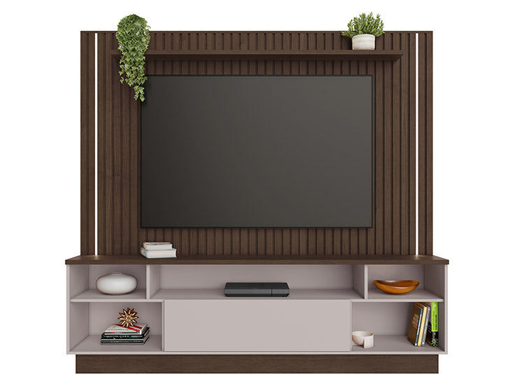 Home TV 65" Afago Chocolate Off White Di Poretti