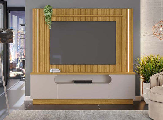 Home TV 65" Afago Café Natural Off White Di Poretti