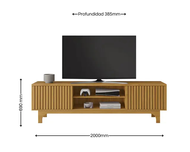 Rack TV 70'' Triunfo Café Di Poretti