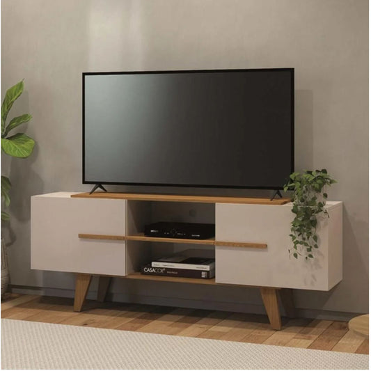 Rack Vila 65" Cinamomo/Off White Altavisión