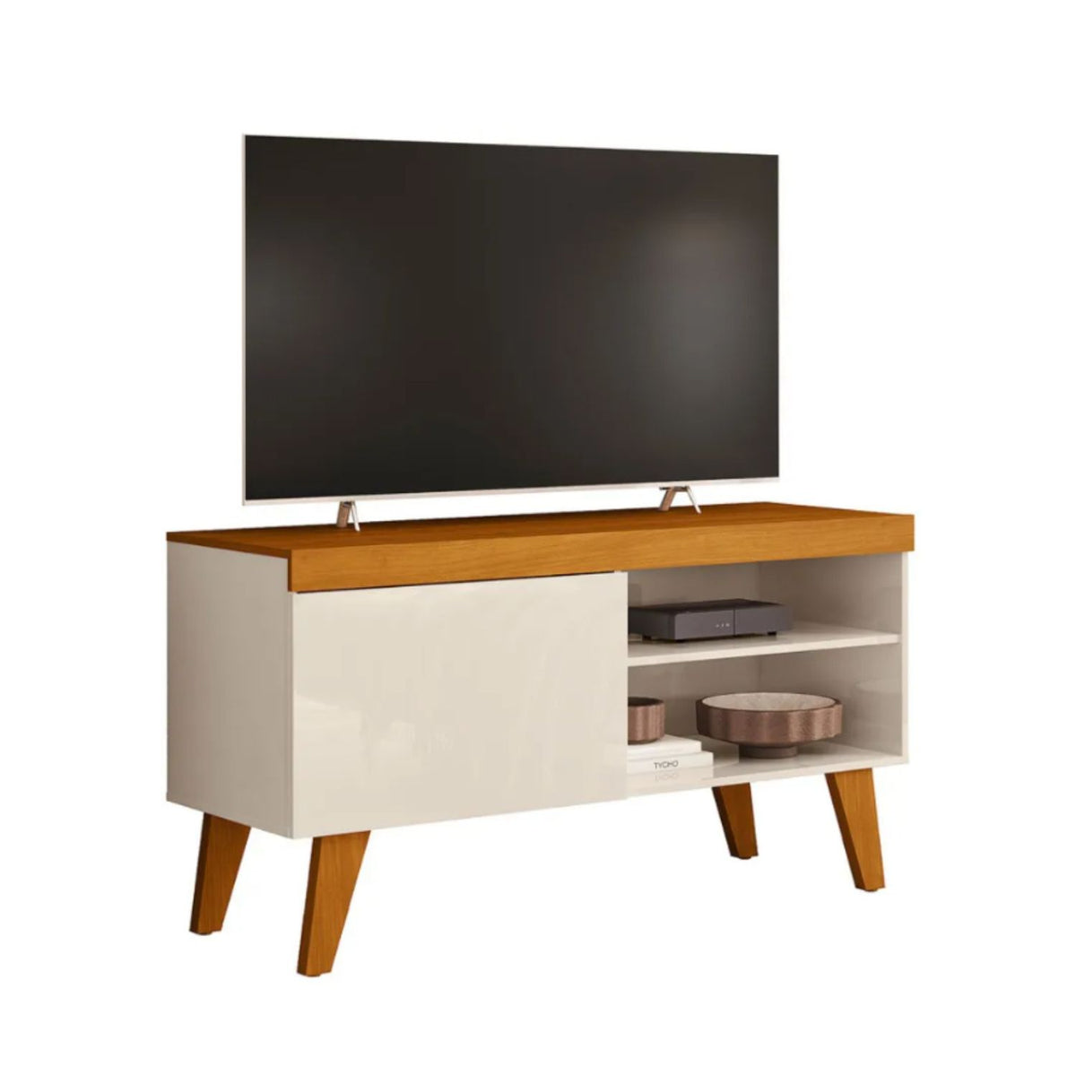 Rack Doca 43" Cinamomo/Off White Altavisión