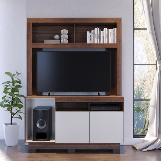 Estante Ambar Nogueira Real Off White Altavision