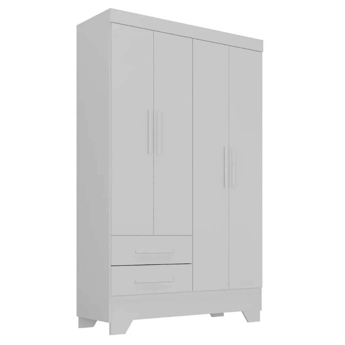 Clóset Bambole 4 Puertas 2 Cajones Blanco Di Poretti