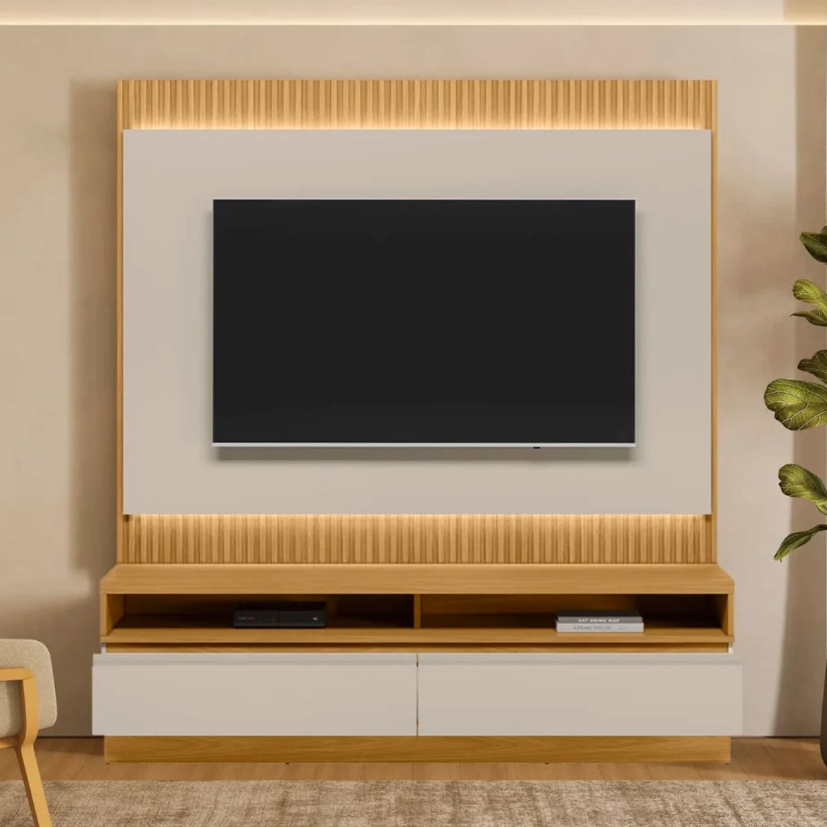 Home TV 70" Sao Paulo Cinamomo/Off White 2C Di Poretti