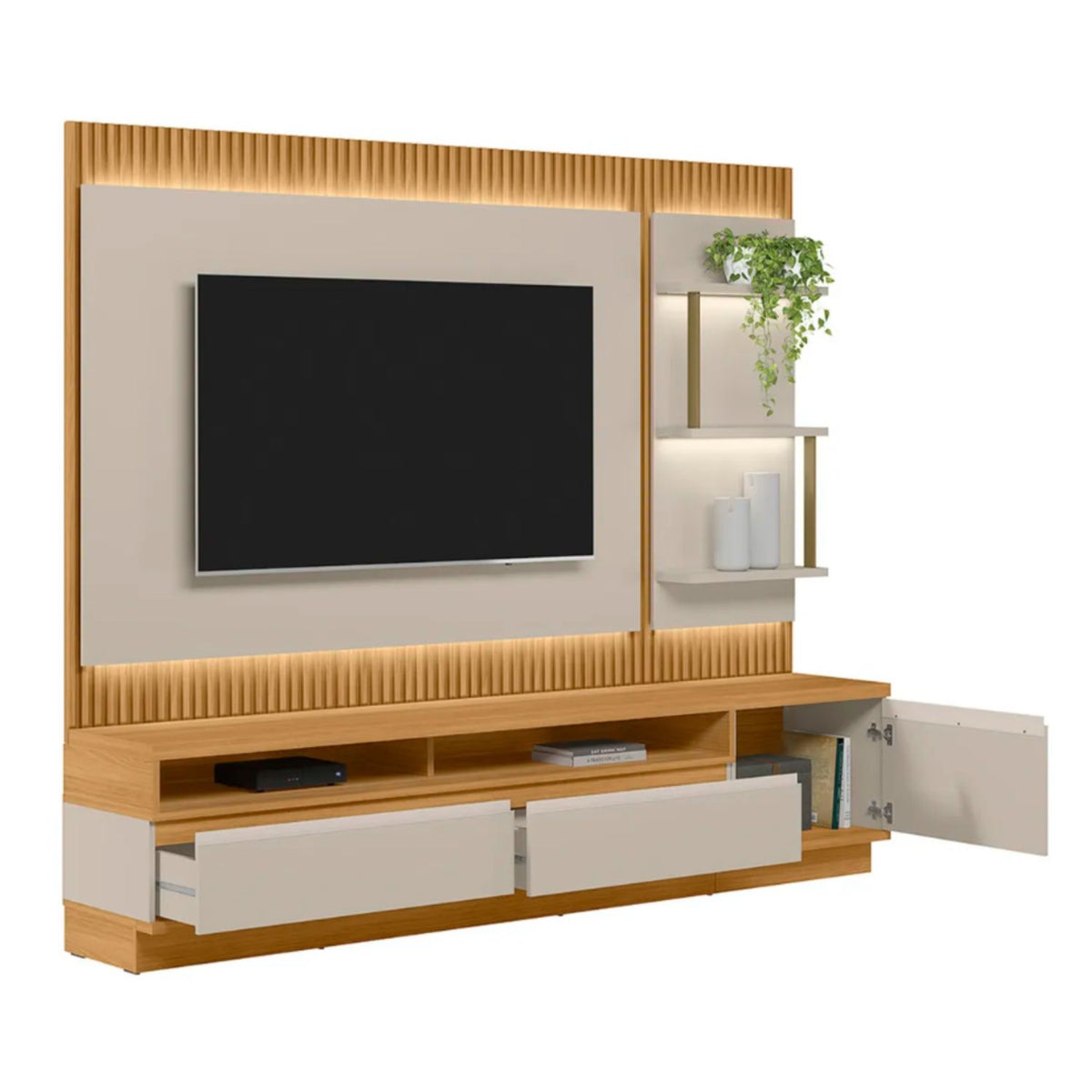 Home TV 70" Sao Paulo Cinamomo/Off White 2C 1P Di Poretti